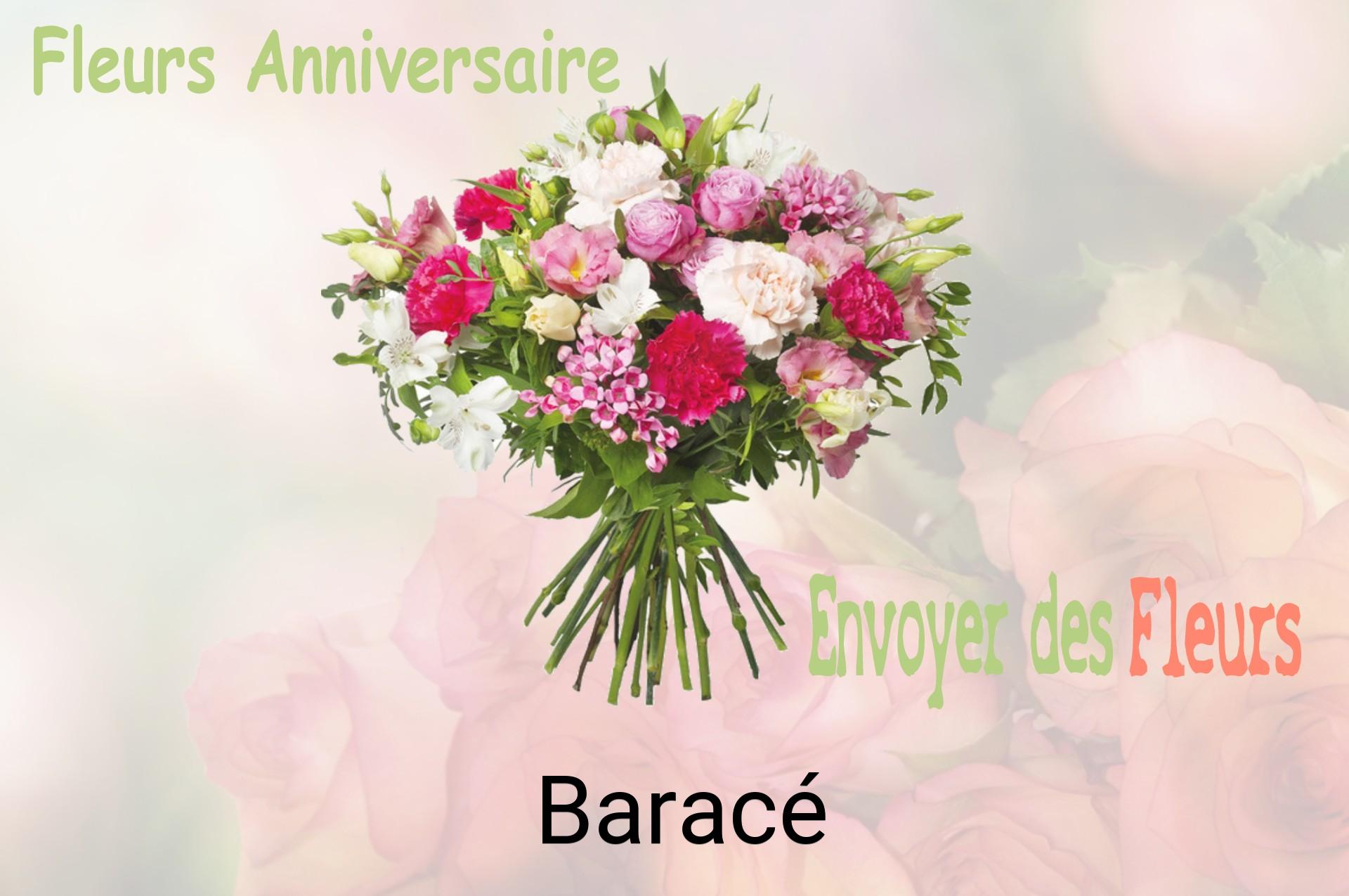 Bouquet de fleurs d’anniversaire livré à Baracé